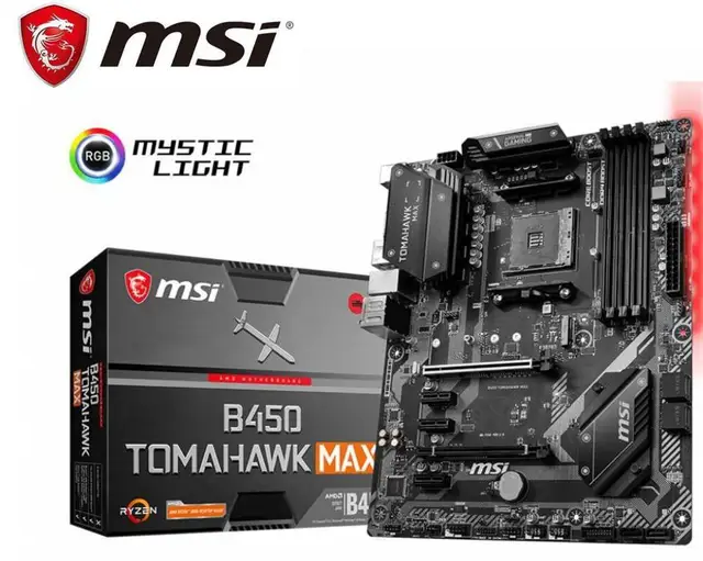 $US $144.32  New MSI motherboard b450 tomahawk max amd ryzen 3rd cpu am4 gaming M.2 USB 3.1 4xDDR4 Crossfire ATX