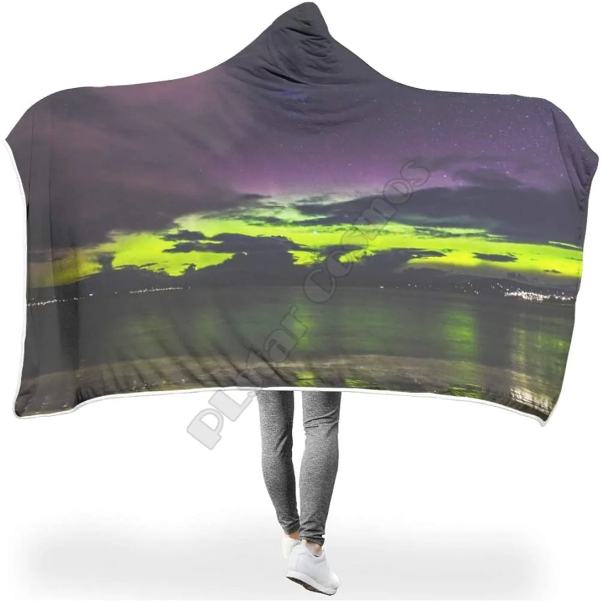 

Starry Sky Chic Colorful Hooded Blanket 3D print Wearable Blanket Adults men women Polynesian Drop Shipping 06