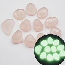 100 шт светится в темноте светящиеся камни, галька дорожка рок танк аквариум DIY Декор NIN668