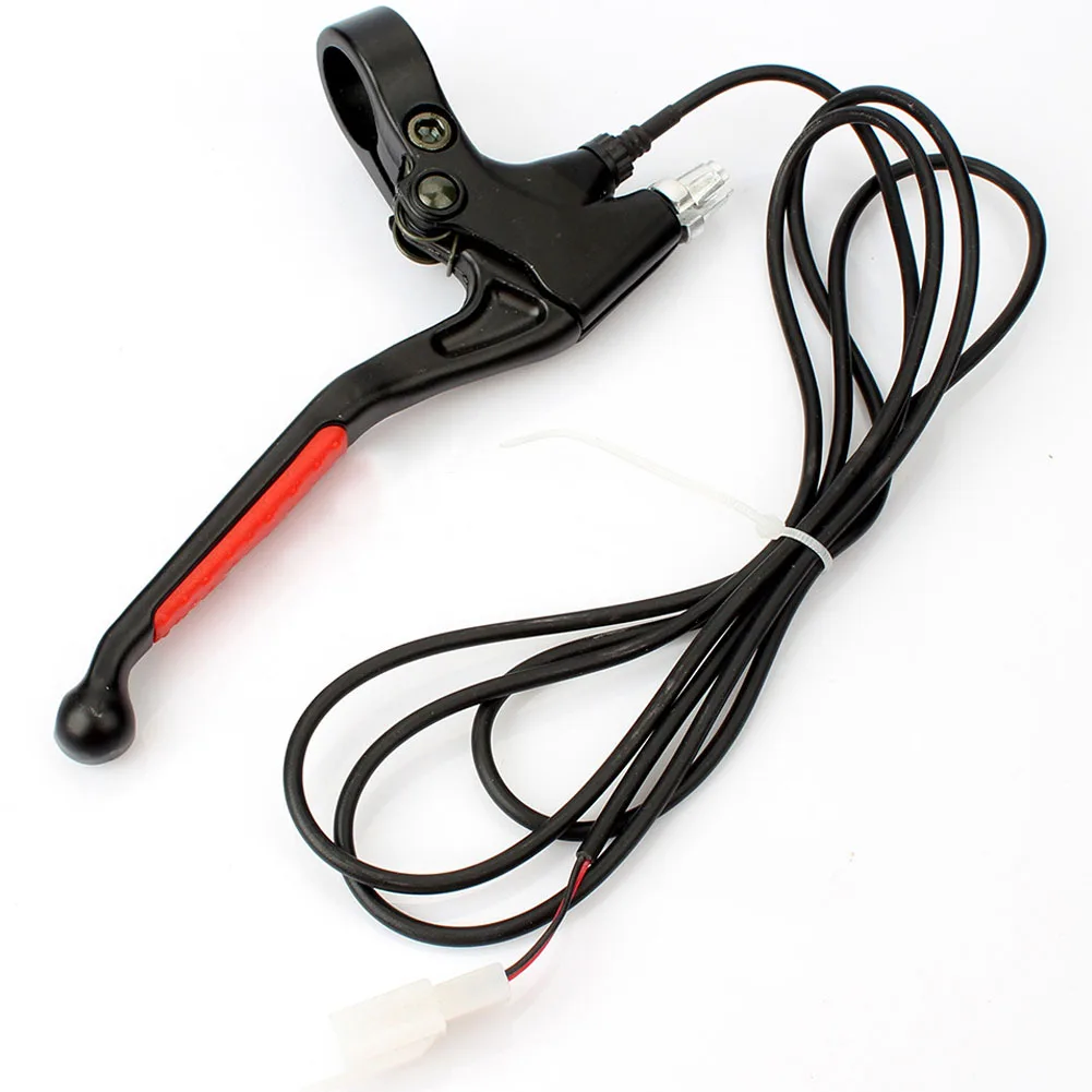 Нескользящий тормозной рычаг для скутера Ручка Прочный правый переключатель сцепления Универсальный алюминиевый легкий проводной кабель для велосипеда E