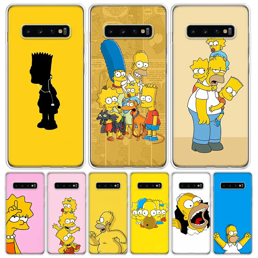 

The Simpsons family Case For Samsung Galaxy A10 A20E A30 A40 A50 A70 A50S A80 M30S A6 A7 A8 A9 2018 Plus + Cover Phone Coque