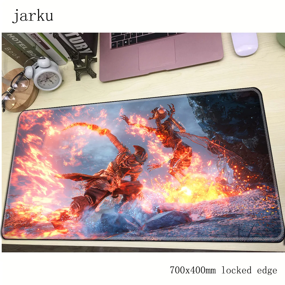 Коврик для мыши dark souls, геймер, 700x400 мм, коврик для мыши notbook, большой игровой коврик для мыши, большой куполообразный коврик для мыши, стол для компьютера, padmouse