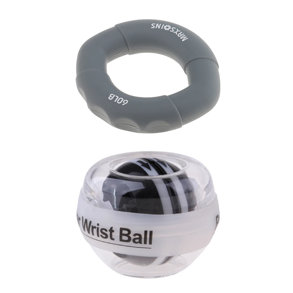 Auto-start Wrist Power Force Ball With Hand Grip Gripper Strength Trainer