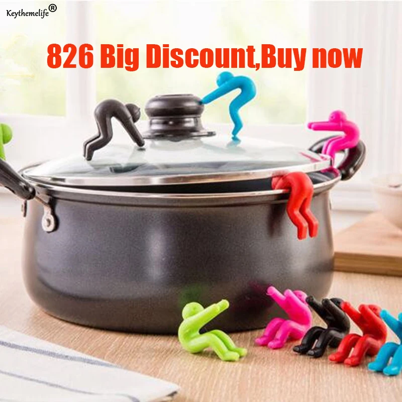 

2pcs Silicone Cover Anti-overflow Kitchen Lid of The Anti-overflow Device phone Racks Kitchen Storage Holders X