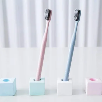 

3 Pcs/Pack Single Hole Bathroom Diatomaceous Earth Toothbrush Holder Stand Toothbrush Organizer For Bathroom Basin Accessories