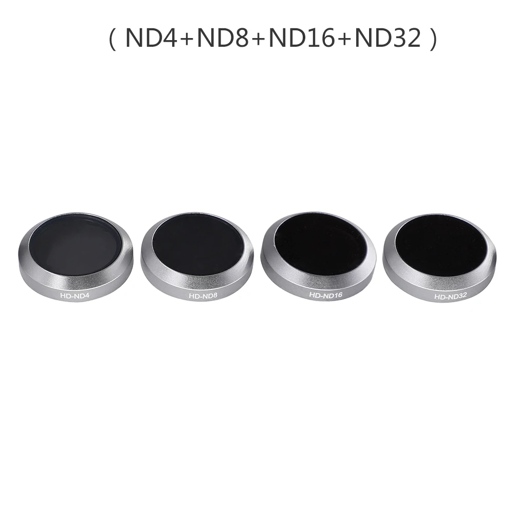 ND4 ND8 ND16 ND32 Фильтр объектива для DJI Mavic 2 Zoom Drone Gimbal camera UV CPL поляризационный фильтр ND4 ND8 ND16 ND32 нейтральной плотности HD - Цвет: ND4 ND8 ND16 ND32