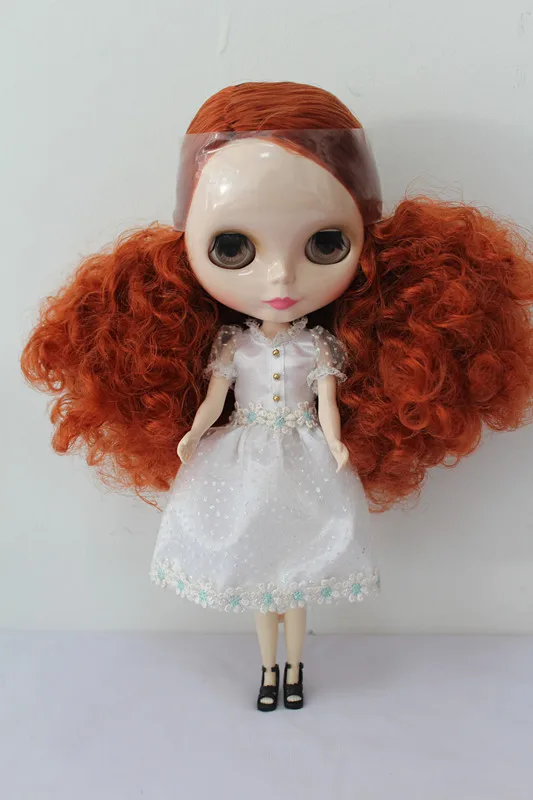 Кукла Обнаженная Blyth, кудрявые волосы имбиря