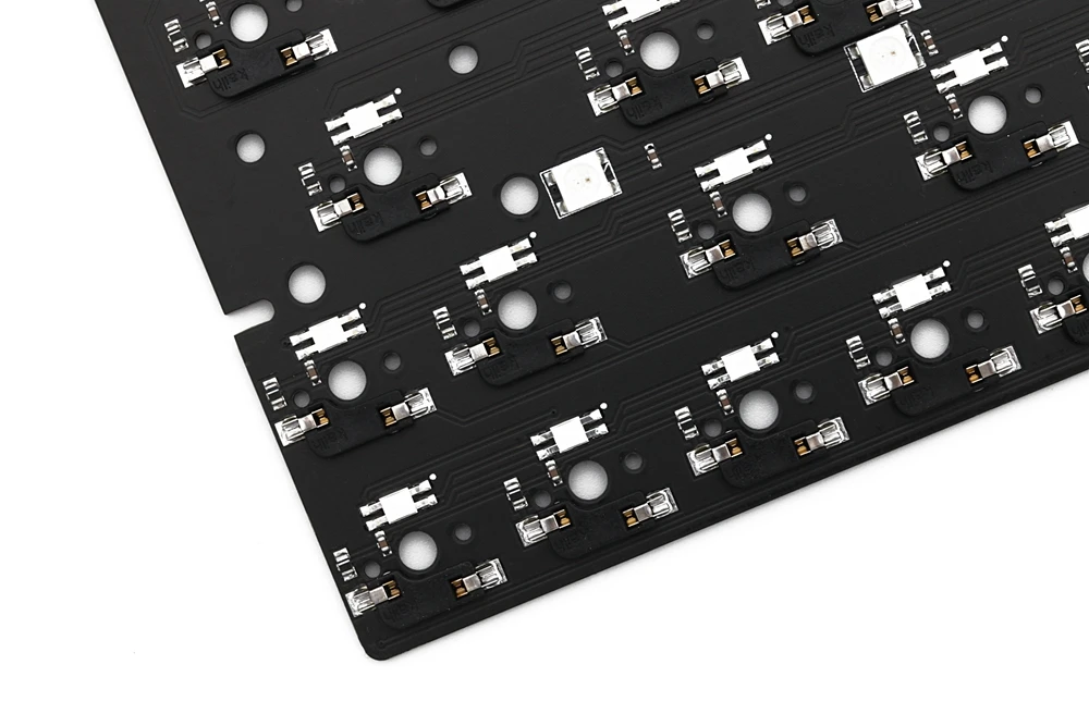 Underglow tipo c Quente Swappable Personalizado Teclado Mecânico Pcb Programado Qmk Firmware Completo Interruptor Bm60rgb Bm60 Rgb 60% Gh60 - Imagem 5