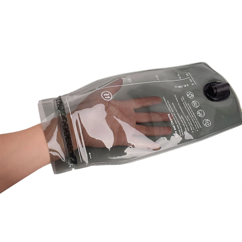 New Water Bag Outdoor Riding Running Backpack Safe Non-toxic PEVA Drinking Water Bag Marathon Sports Water Bags 2L Black