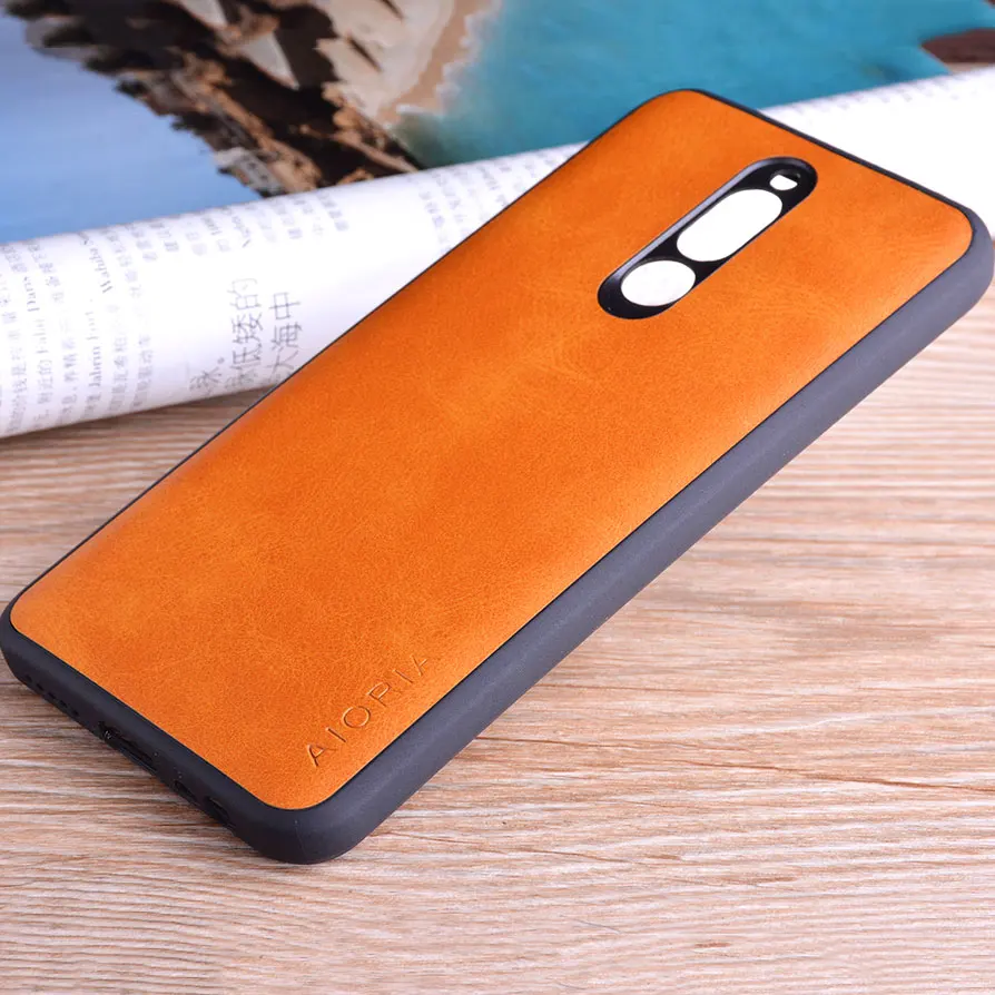 Чехол для xiaomi redmi 8 роскошный винтажный кожаный чехол для телефона для xiaomi redmi 8 чехол funda чехол в деловом стиле