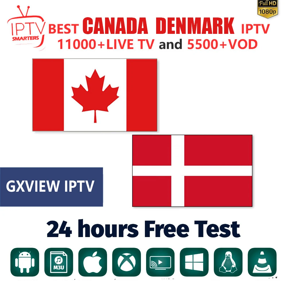 

IPTV Subscription Canada IPTV M3U 11000+Live Channels Denmark IPTV Europe French Canada for Android Smart TV Box iptv sport
