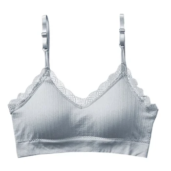 

Sport Bra Women Lace Beauty Back Bra Anti-lighting Adjustable Shoulder Strap Wire Free Bra New