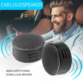 

2pcs/set Universal High Pitch Loudspeaker HF 2 X 500W SUPER POWER DOME LOUD SPEAKER TWEETER Klaxon Tone Loudspeaker for car