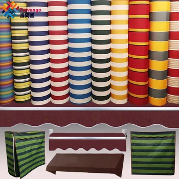 Tewango 300GSM Tenda da esterno personalizzata Tessuto impermeabile Testa del negozio Balcone Copertura del baldacchino Blocco UV Schermo parasole Telone antipioggia 1