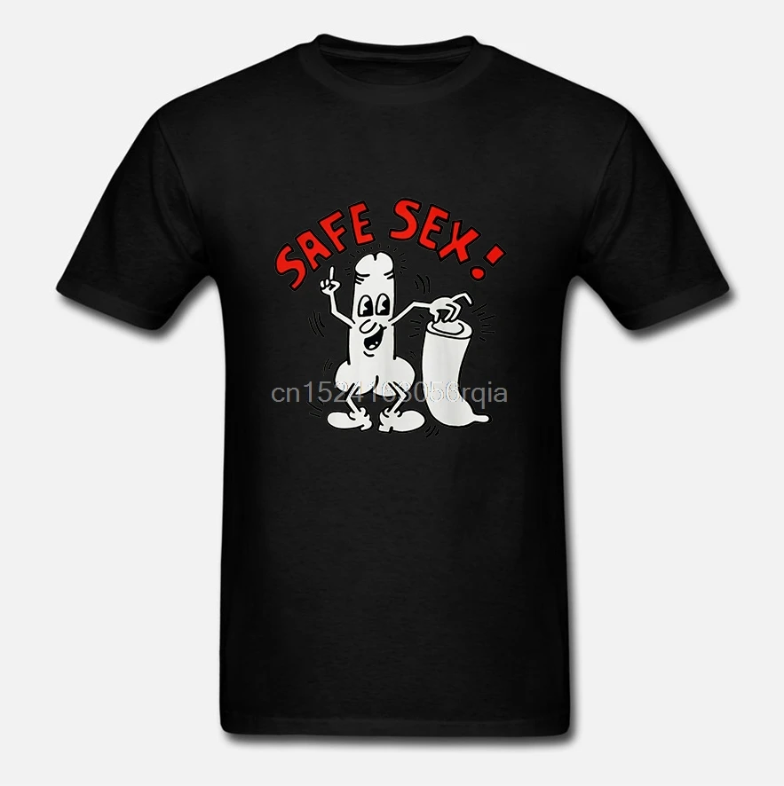 Vintage Keith Haring Safe Sex 87s Tee T-Shirt Size S M L XL 2XL | Мужская одежда