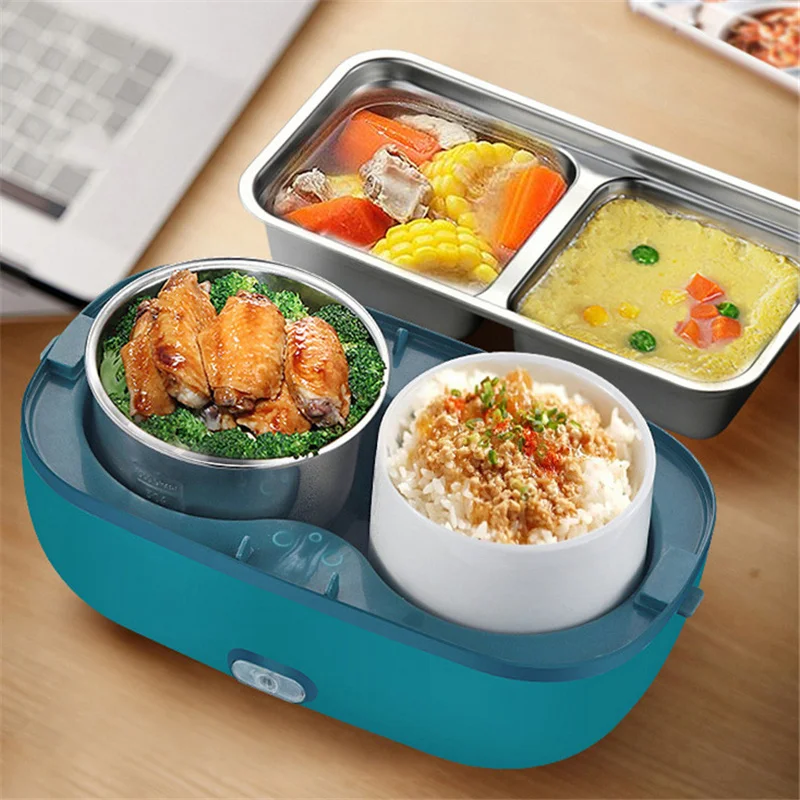 Household and automotive Mini rice cookers soup pot digesters food heaters quick hot lunch boxes 12V 110V 220V | Бытовая техника