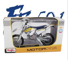  1/12 2015 KTM Motorcycle HUSABERG FE501 Husqvarna FE 501 AMA Motorsports Dirt Bike Motocross Diecast Metal Model Kids Toys 