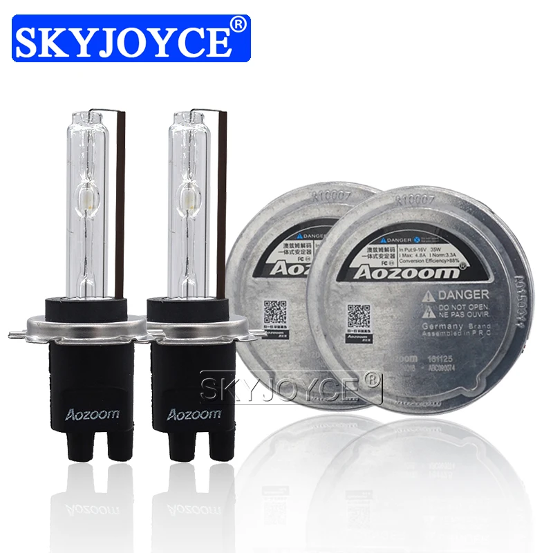 SKYJOYCE 35W Error Free Xenon Canbus Ballast HID Headlight Kit Xenon H7 H1 H11 D2H 5500K Fast Bright HID Bulb Lamp Car Styling (1)