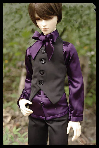 1/4 1/3 BJD Кукла одежда костюм пальто+ рубашка+ брюки+ жилет для BJD/SD аксессуары ID72, без куклы, обувь, парик и другие A0821