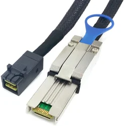 Câble de serveur Mini SAS SFF 8088 26P à 8643 Mini SAS 36P HD 