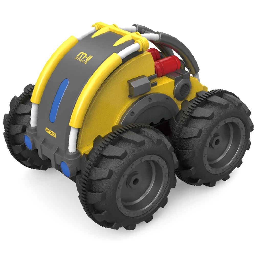 Пульт дистанционного управления трюковая машина 2,4 GHz 4WD амфибия трюк автомобиль водонепроницаемый двухсторонний 360 Вращающийся крутой гусеничный автомобиль