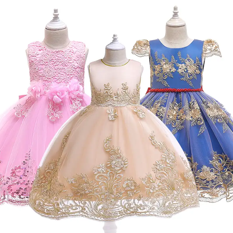 children lace gown