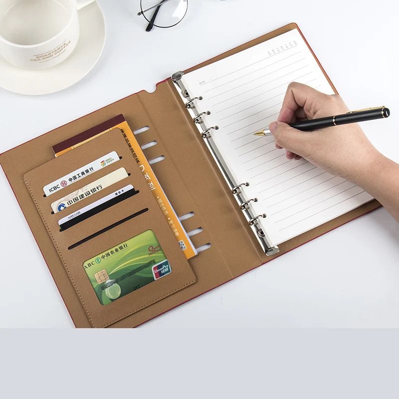

A5 Loose-Leaf Notebook Book B5 Business Stationery Detachable Thickened Notepad Custom Logo Can Replace The inner Core Cuaderno