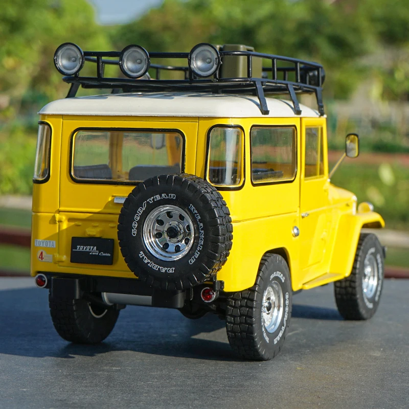 1:18 Масштаб 1977 Rand Cool Road Ze литье под давлением Land Cruiser модель сплава FJ40 внедорожник Металлический Игрушечный Автомобиль коллекция подарки для детей