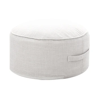 

AFBC New Design Round High Strength Sponge Seat Cushion Tatami Cushion Meditation Yoga Round Mat Chair Cushions(Creamy White )