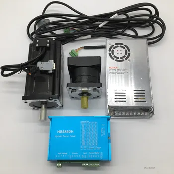 

Nema34 4.5Nm 86 Closed Loop Stepper Motor Driver Cooling fan Hybird Encoder Servo & Planetary Reducer & 400W Power Supply Kits