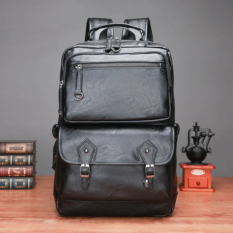 

Men's Backpack 2019 New Style Men's Bag Computer Backpack Casual Backpack Large Capacity Schoolbag