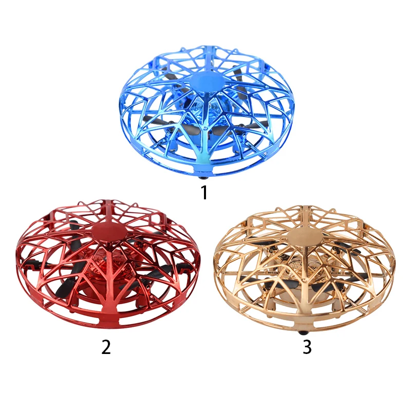 Mini Drone UFO Toys Infrared Sensing Control Hand Fly Aircraft Anti-collision Hand-operated Quadcopter Induction Toy Drone