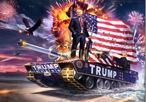2020 флаг Трампа сохраняет большую Америку США Соединенные Штаты из полиэстера