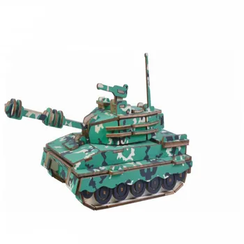 

DIY Three Dimensional Muti-Types Puzzle Children's Educational Toys Of Wooden Chariot Series Puzzle Children Favorite Game Gift