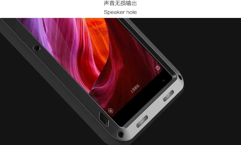 Защитный чехол Love Mei, водонепроницаемый чехол, для Xiaomi mi Mix 2, корпус, металлическая подставка, противоударный чехол для Xiaomi mi x 1