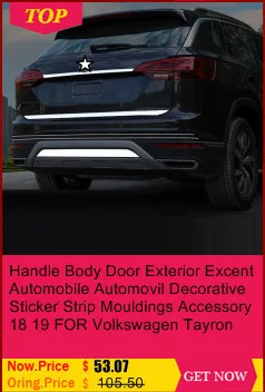 Car Cup Window Door Interior Promote Automobile Chromium Modified Decoration Covers Parts Mouldings 18 19 FOR Volkswagen Tayron