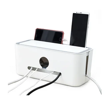 

Home Supplies Power Cord Wiring Board Storage Box Charger Computer Power Board Cable Management Box Heightening Organizer