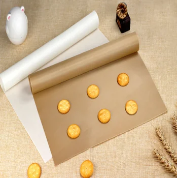 

60 * 40cm Outdoor Non-stick Barbecue Mat High Temperature Resistant Reusable Glass Fiber Non-stick Baking Cloth Oven Tool