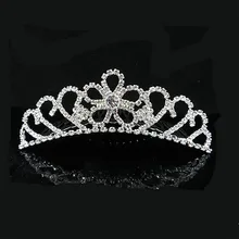 Нежный цветок корона свадебный головной убор