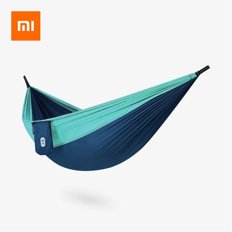 

Xiaomi Camping Hammock High Strength Outdoor Portable Travel Survival Hunting Sleeping Beach Bed With 2 Strap 2 Carabiners