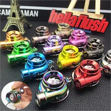 Lumière LED porte-clés BOV son électrique Turbo porte-clés néo arc-en-ciel dérive course Turbo porte-clés avec son et lumière