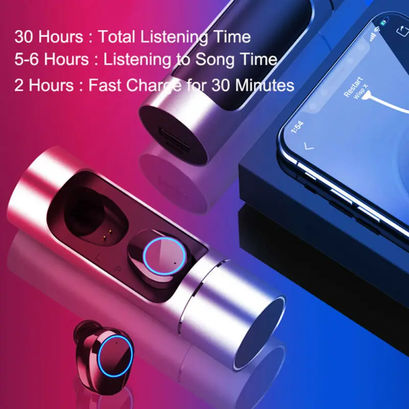 K01 TWS беспроводные наушники Mini True Bluetooth 5,0 стерео наушники-вкладыши гарнитура жизнь водонепроницаемый с микрофоном