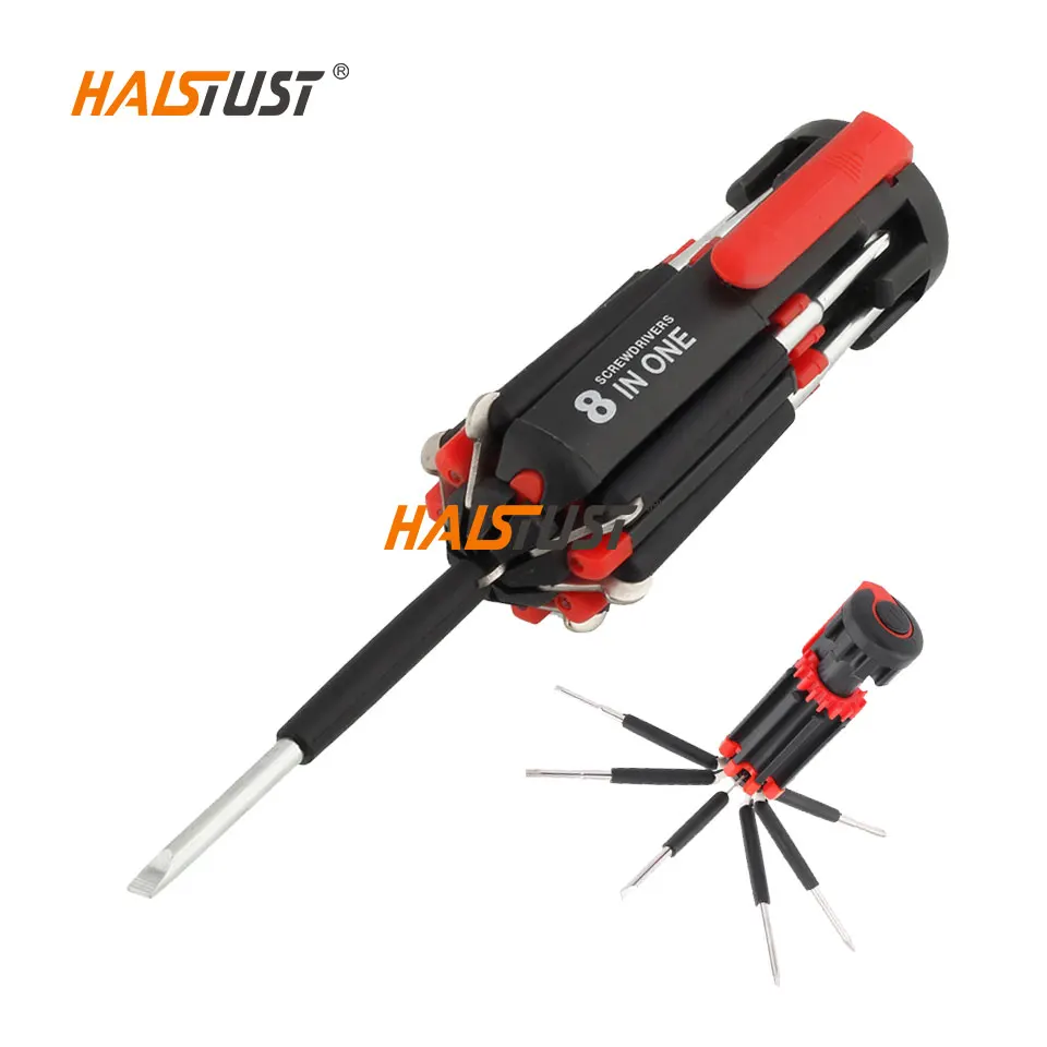

8 in 1 Multi-function Screwdriver Slotted Phillips Screwdriver Bicycle Repair Tools Parafusadeira Destornillador Tournevis