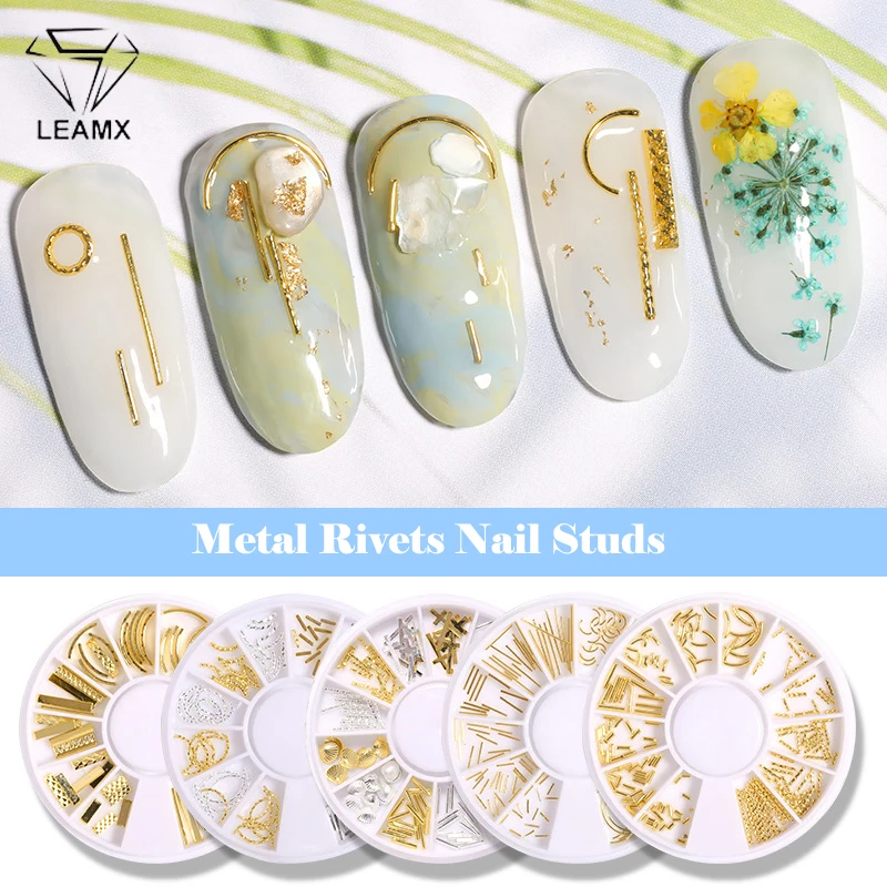 100PCS 3Colors Punk Cone Shaped Tiny 3D Metallic Nail Art Decoration Studs DIY