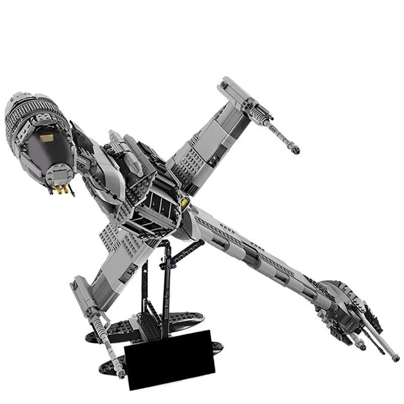 В наличии 1487Pcs Star Plan The B-Wing Starfighter Mobile 10227 MOD Ver. Строительный блок MOC-05045 Space Wars
