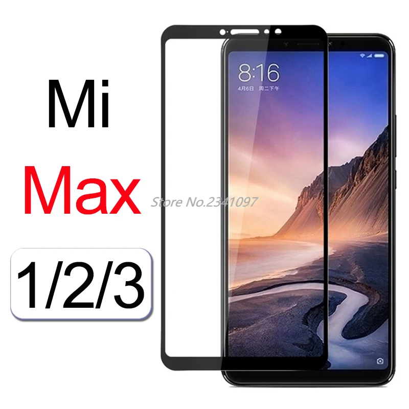 Защитное стекло для Xiaomi Mi Max 3 закаленное | Мобильные телефоны и аксессуары