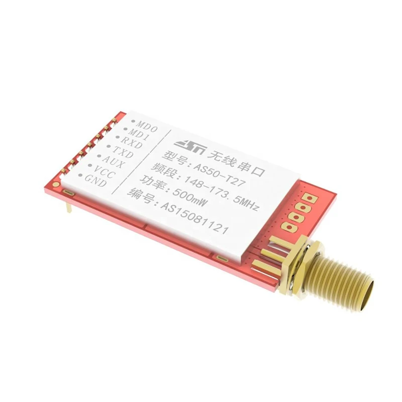 2 pcs/lot 170Mhz SI4463 Wireless Modules 500mW Wireless Serial Communication UART Module WOR Ultra Low Power Consumption