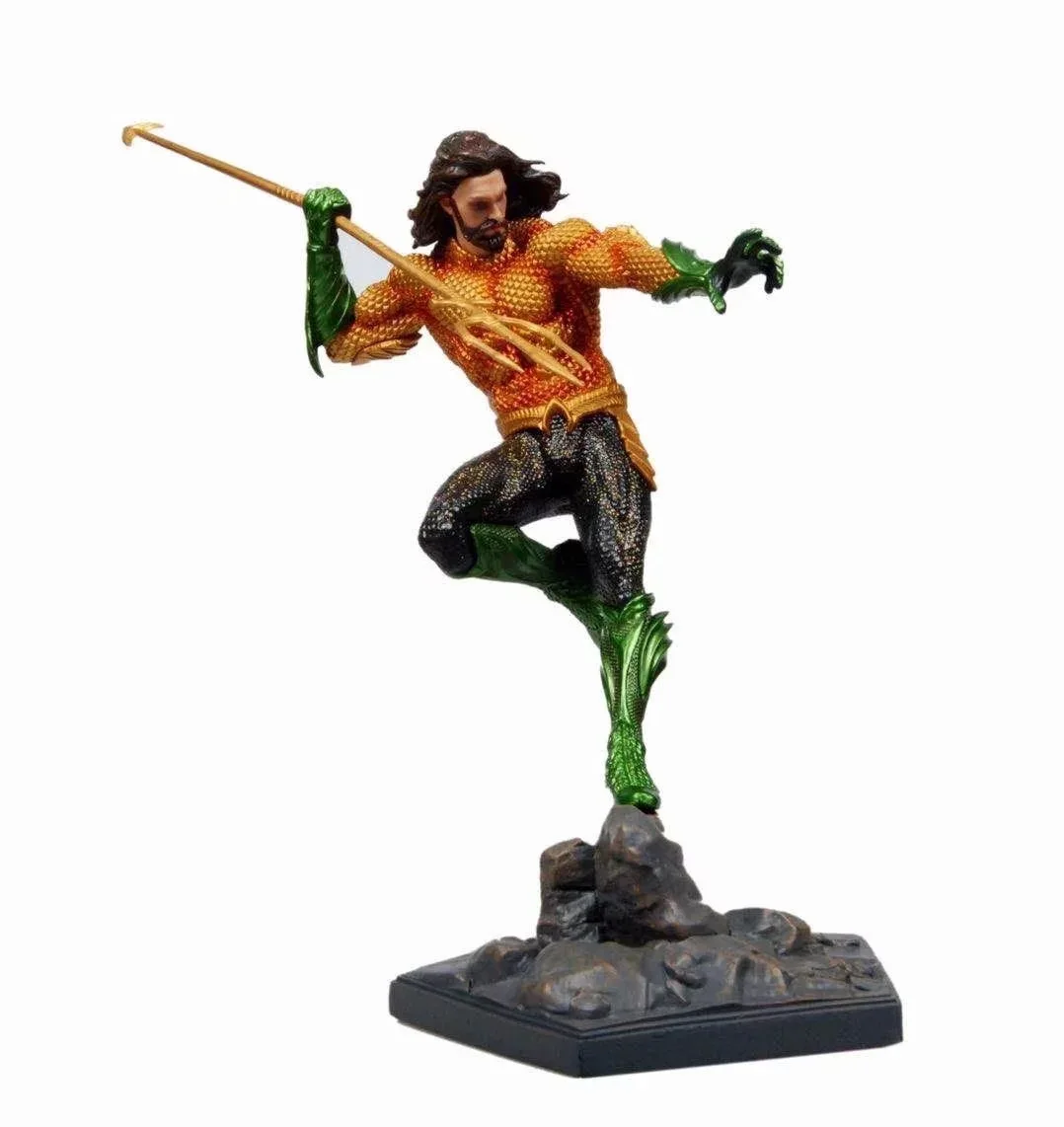 DC Лига Справедливости Aquaman статуя ПВХ Коллекционная фигурка игрушка|Игровые