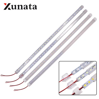

5054 LED Bar Light DC12V 36Leds/pc 0.5m/pc 18LEDs/pc Waterproof Outdoor Cool White / Warm White LED Hard Strip LED Strip 5pcs