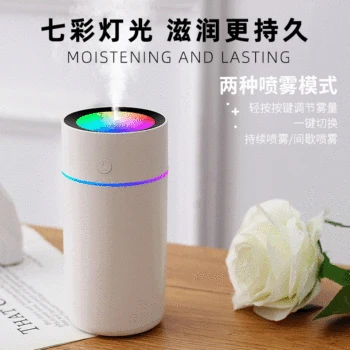 

Creative Paragraph Ultrasonic Mini Sprayer USB Car Mounted Portable Atomizer Colorful Cup Humidifier Gift Customization